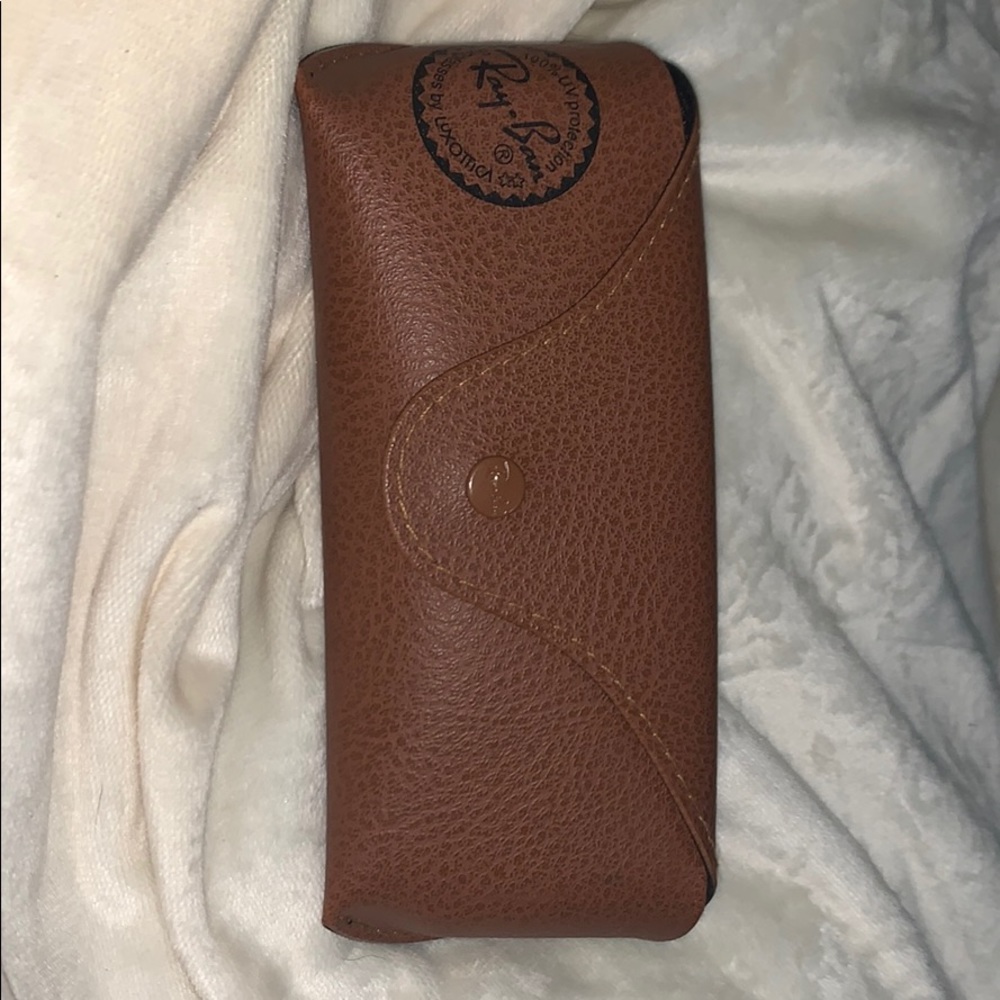 Leather ray bans glasses case